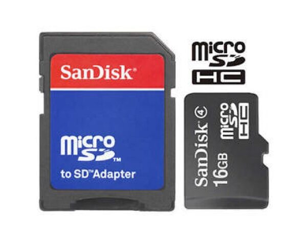 SanDisk MicroSD / MicroSDHC 16GB Memory